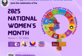 PHILIPPINE CONSULATE GENERAL IN TORONTO HIGHLIGHTS FILIPINO FOOD AND FASHION TO CELEBRATE WOMEN’S MONTH