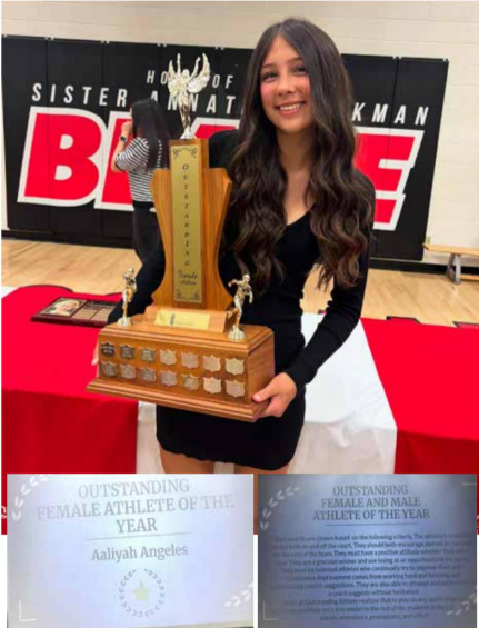 Aaliyah Angeles Most Outstanding Female Athlete of the Year